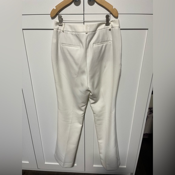 White House Black Market The Slim Ecru colour size 12 textured EUC - Picture 6 of 8